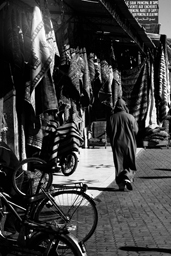 Moroccan Street Black & White